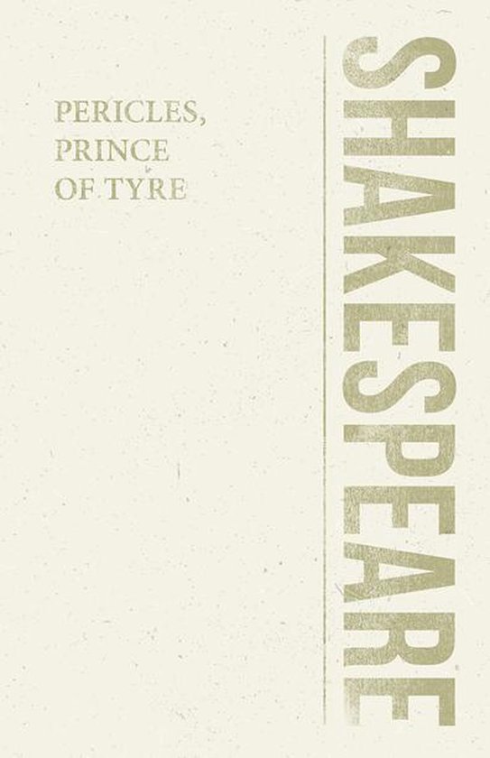 Shakespeare Library - Pericles, Prince of Tyre - cover