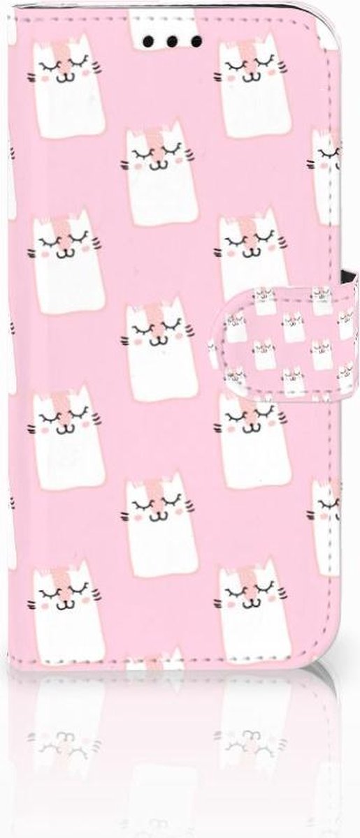 Boekhoesje voor Samsung Galaxy J5 2017 Telefoonhoesje met Pasjes Sleeping Cats