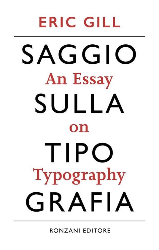 Saggio sulla tipografia - cover