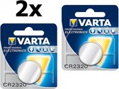 2 Stuks Varta CR2320 lithium knoopcel batterij