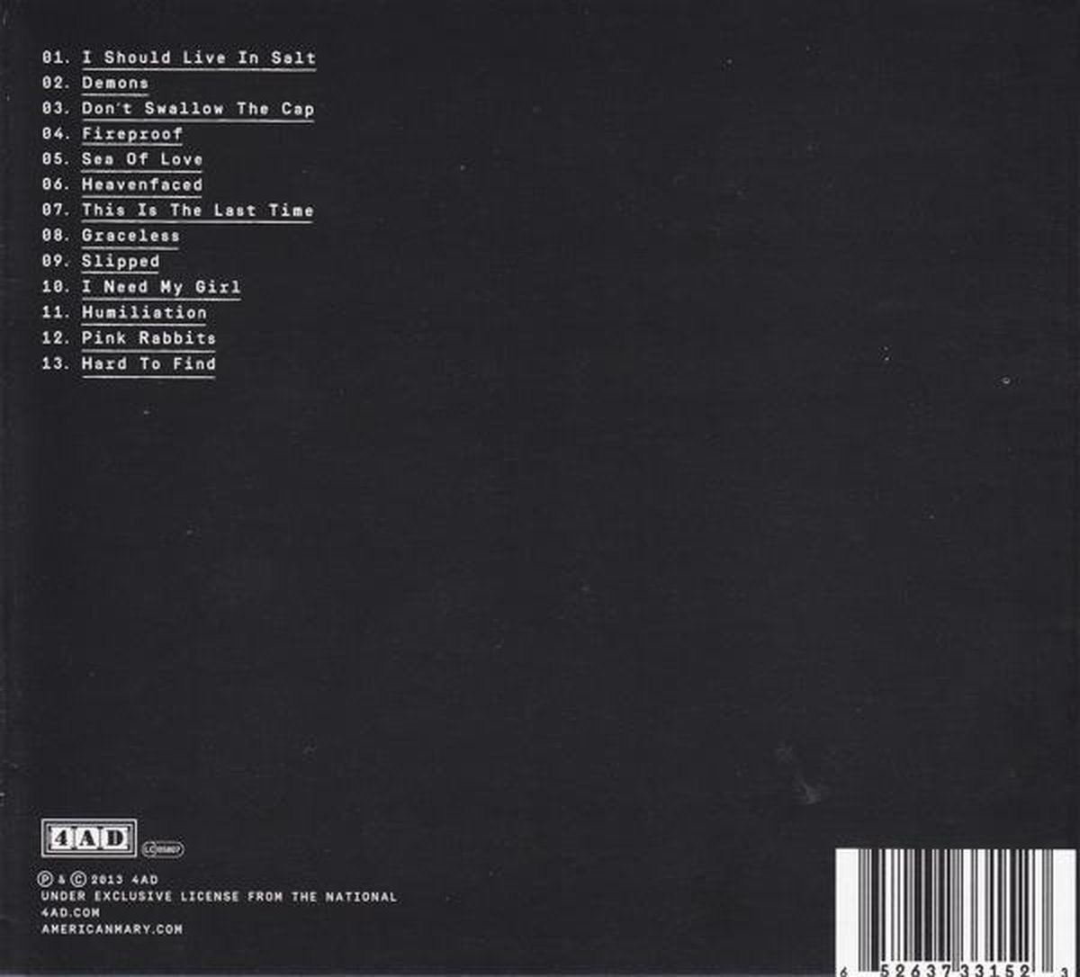Trouble Will Find Me, National CD (album) Muziek