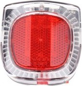 Herrmans Achterlicht Led H-flame On/off Batterij 50mm Zwart
