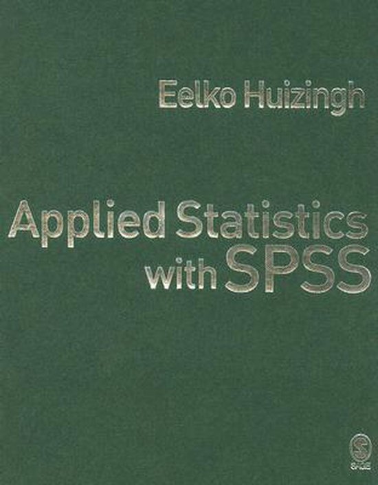 Applied Statistics With SPSS - cover