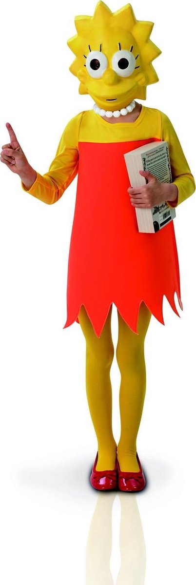 Classic Lisa Simpson � kostuum voor meisjes - Verkleedkleding - 122/128 |  bol.com
