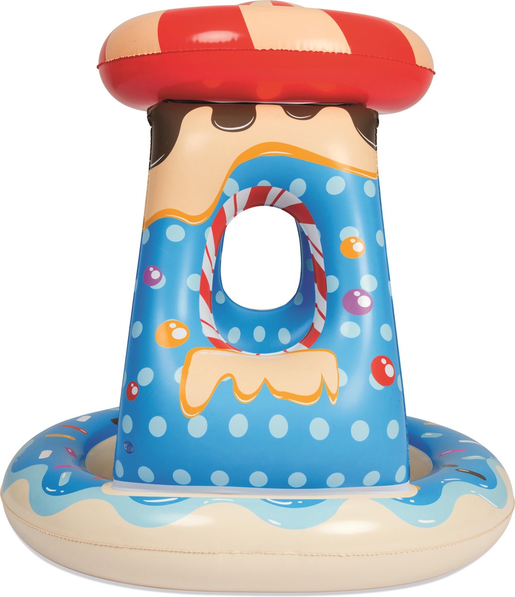Bestway Candyville Zwembad - Peuterzwembad - Vanaf 2 Jaar - Zonnedak - Zachte Bodem - 91x91x89 cm — afbeelding 13