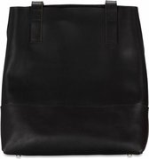 Zwart Leren Shopper Beau Eve