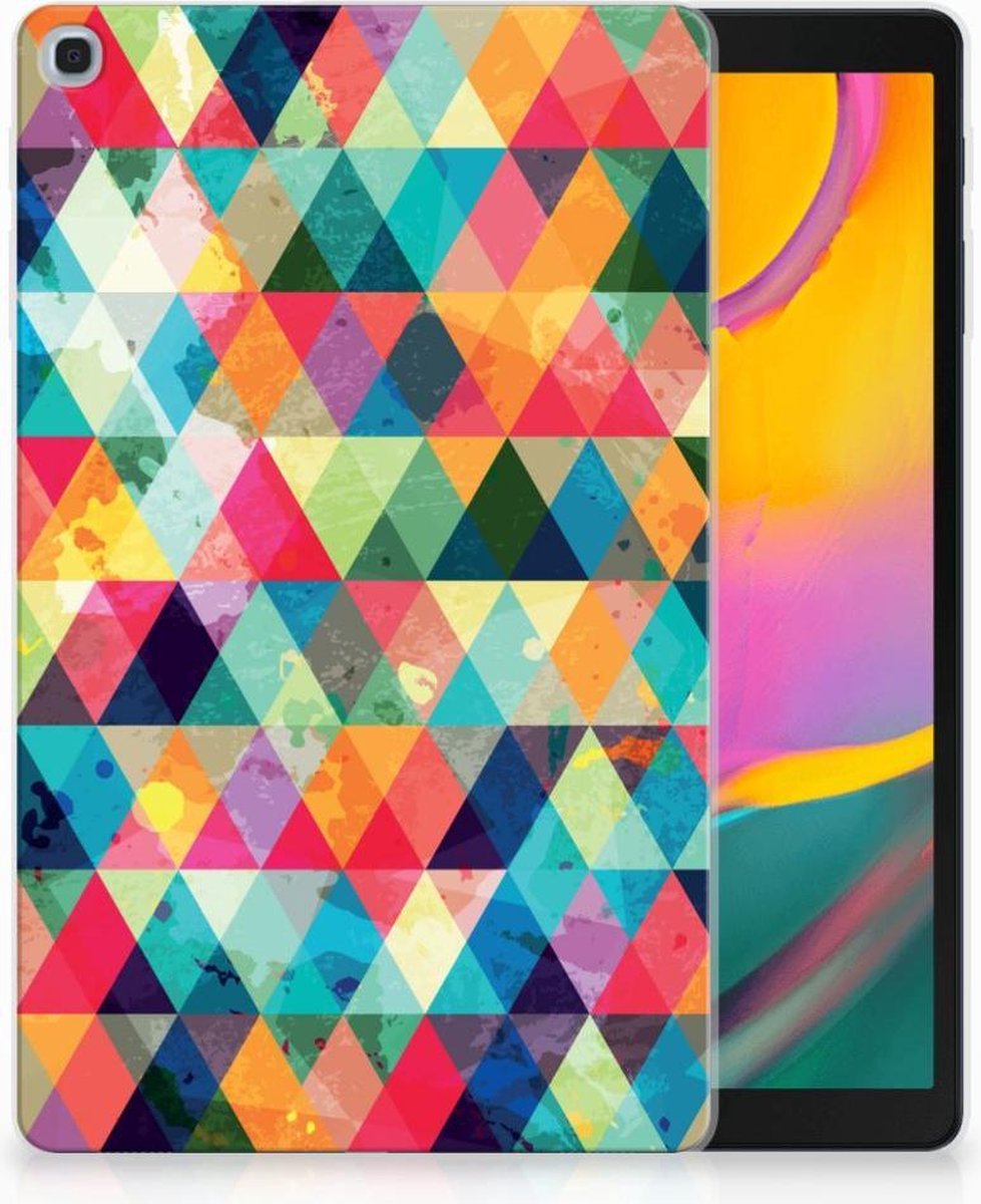 Back Cover voor Samsung Galaxy Tab A 10.1 (2019) Hippe Hoes Geruit