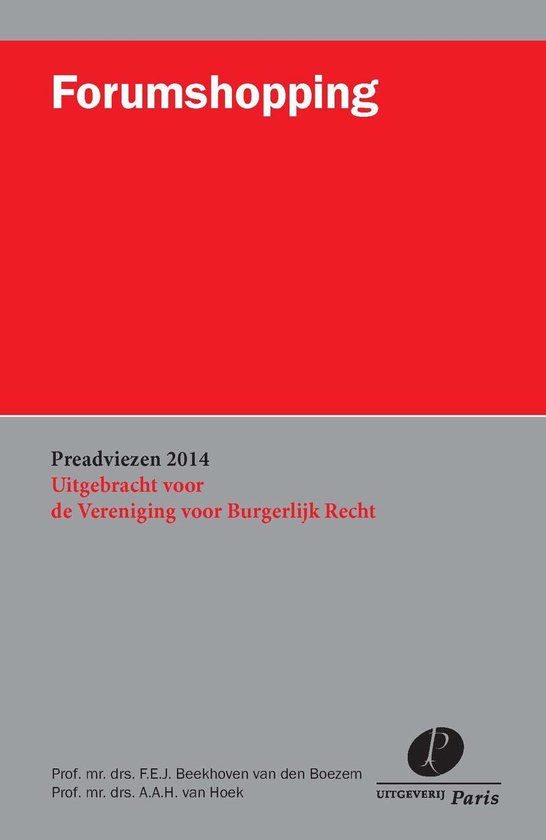 Forumshopping - cover