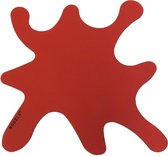 NOOBLU Deco onderlegger SPLASH - Ruby red - 40 x 40 cm
