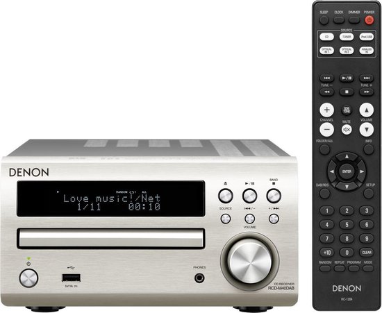 Denon RCDM-40DAB - Radio/CD-speler met DAB+ - Zilver | bol.com