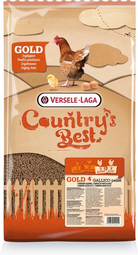 Versele-Laga Best Gold - Gallico Pelletlegkorrel - Kippenvoer - 5 kg | bol.com