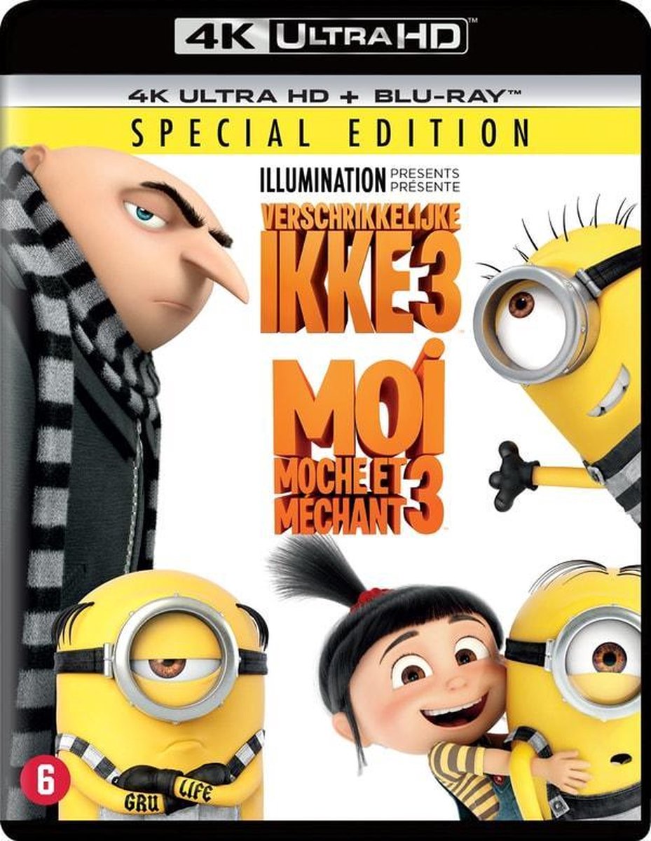 Verschrikkelijke Ikke 3 (4K Ultra HD Blu-ray)-