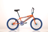 Royal Bugatti Freestyle BMX fiets - 20 inch - Oranje/Blauw