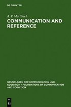 Grundlagen der Kommunikation und Kognition/Foundations of Communication and Cognition- Communication and Reference