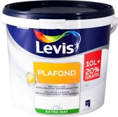 Peinture Plafond Levis - Extra Mat - Wit - 10 + 2 litres