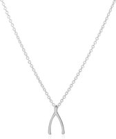 24/7 Jewelry Collection Vorkbeentje Ketting - Wishbone - Zilverkleurig