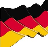 20x  Duitse vlag servetten 33 x 33 cm