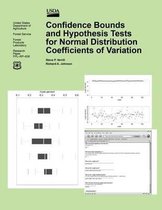 Confidence Bounds and Hypothesis Tests for Normal Distribution of Variation