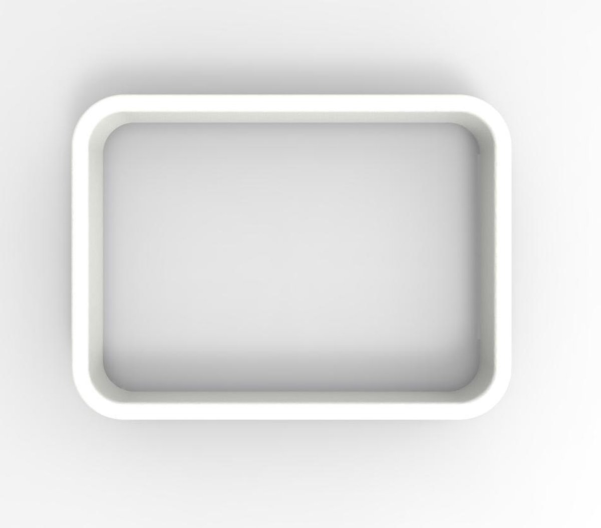 Goïot witte ABS Afwerkrand voor model Opal 70