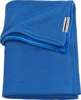 Meyco Knit basic ledikantdeken - 100x150 cm - Bright blue