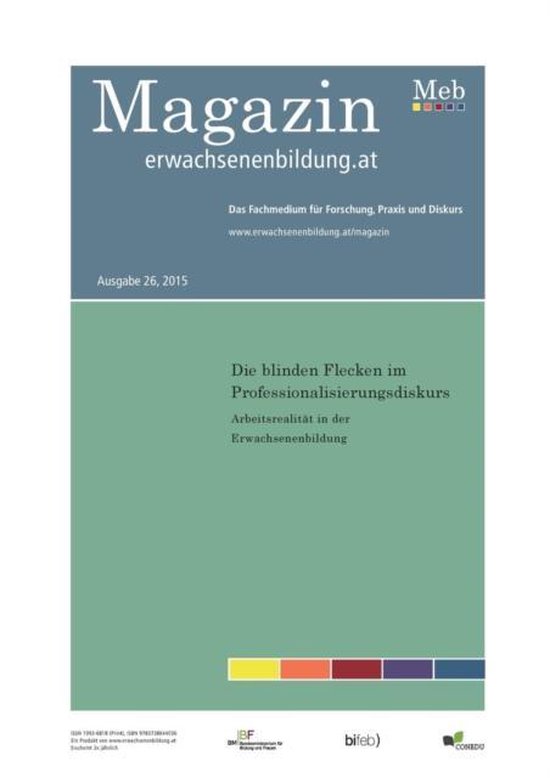 Die Blinden Flecken Im Professionalisierungsdiskurs . Arbeit ... - cover