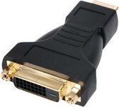Valueline VC-003G tussenstuk voor kabels HDMI A DVI-D Zwart