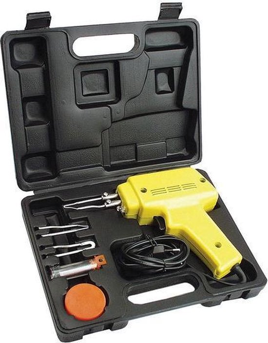 NEO soldeerpistool 100w met accessoires