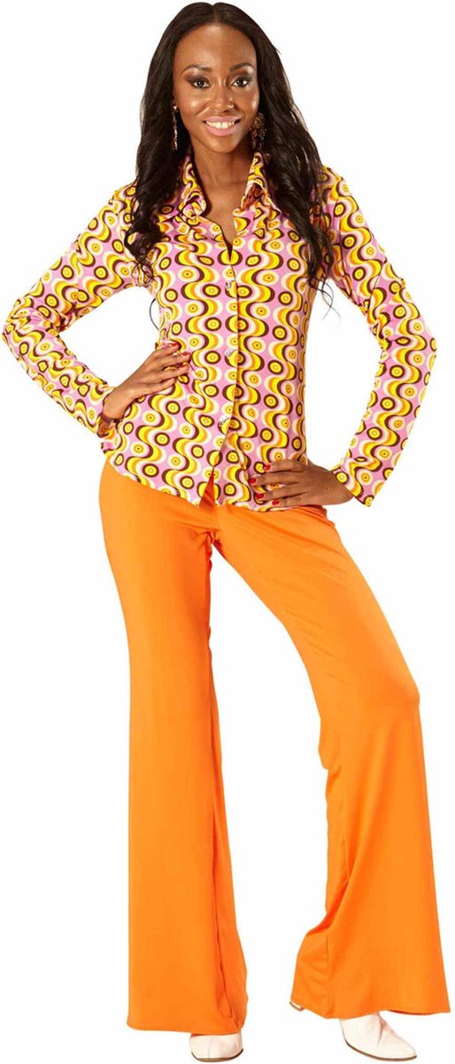 Jaren 70 discoshirt Groovy