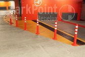 Afzetpaal oranje, flexibel PP-FP (Flex Post/Poller)-750mm