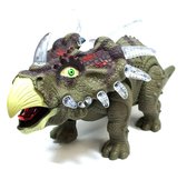 Dinosaurus speelgoed - Triceratops - met licht en Dino geluid - kan bewegen - 35CM (incl. batterijen)