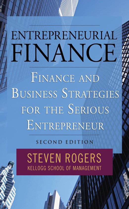 Entrepreneurial Finance: Finance and Business Strategies for ... - cover