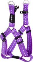 Rogz For Dogs Nitelife Step-In Hondentuig - 11 mm x 27-38 cm - Paars