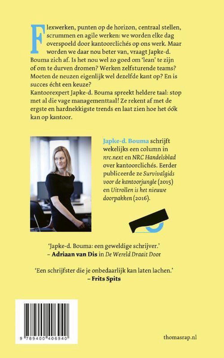 Ga lekker zelf in je kracht staan - back cover