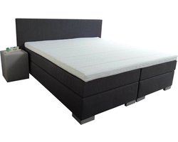 Slaaploods.nl Sara - Boxspring Inclusief Matras - 180x210 cm - Zwart