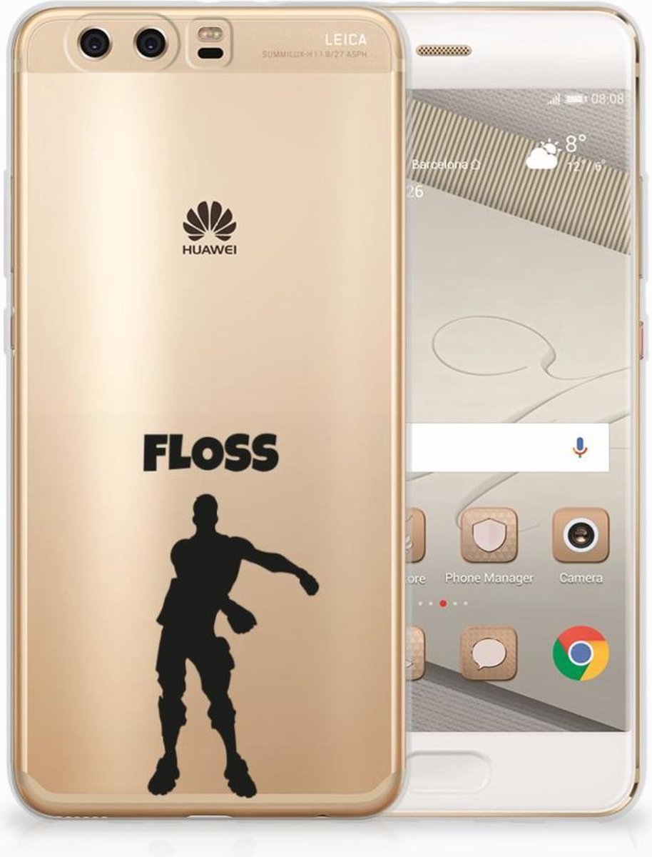 Huawei P10 Plus Telefoonhoesje met Naam Floss