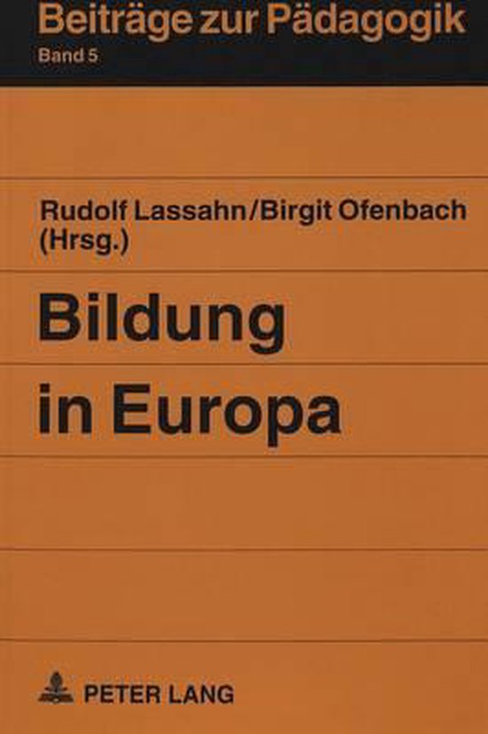 Bildung in Europa - cover