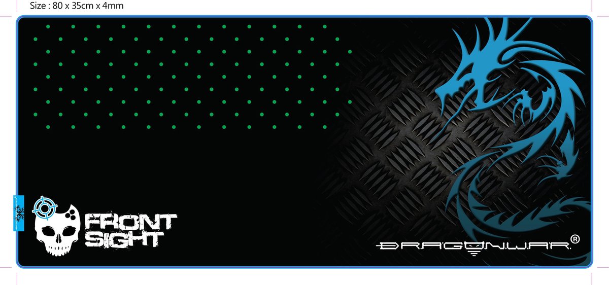 Dragon War GP4 FrontSight XXL - Gaming muismat