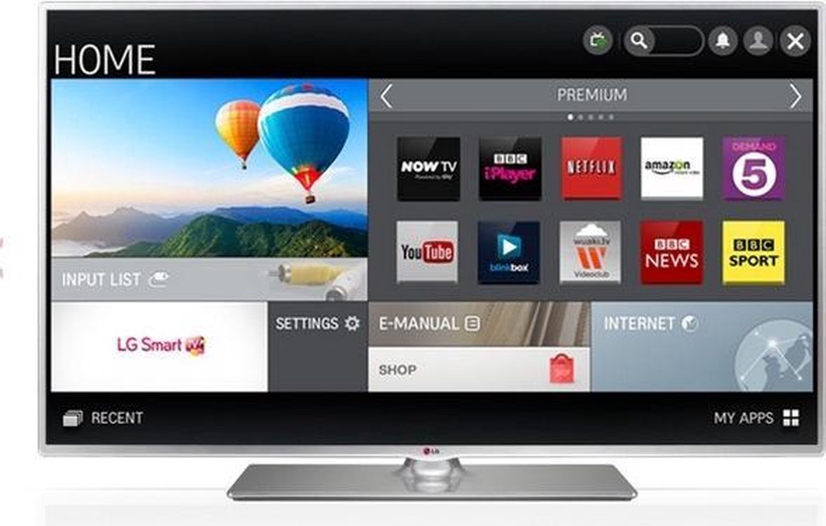 LG 32LB580V Ledtv 32 inch Full HD Smart tv