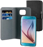 BeHello 2 in 1 Wallet Case voor Samsung Galaxy S6 - Zwart