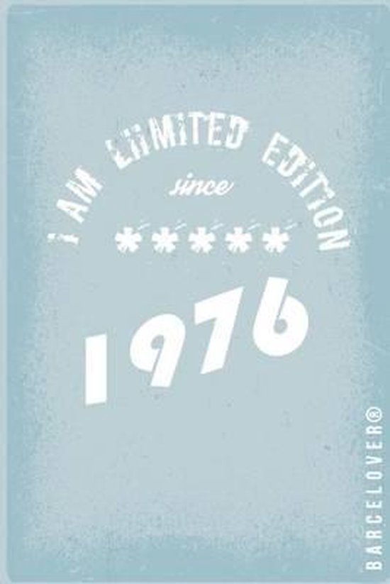 I am Limited edition since 1976 Notebook. Vintage, retro sty ... - cover