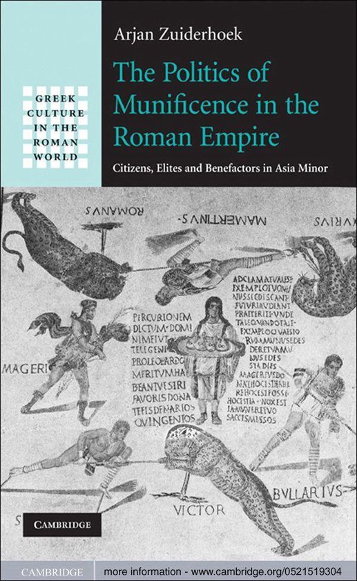 Greek Culture in the Roman World - The Politics of Munificen ... - cover