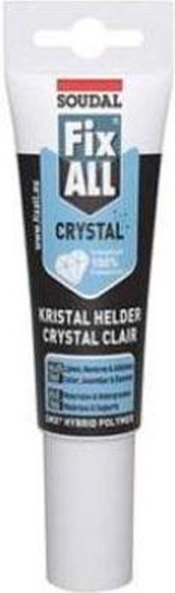 Soudal mastieklijm 'Fix All Crystal' 125 ml - Soudal