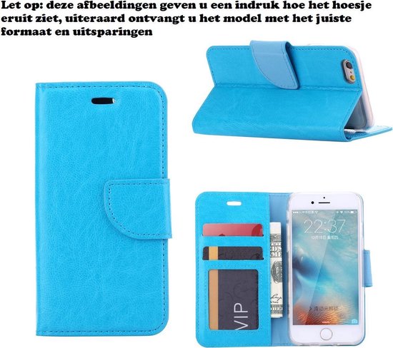 Horen van milieu zone Xssive Hoesje voor Vodafone Smart 4 Mini Boek Hoesje Book Case Turquoise |  bol.com