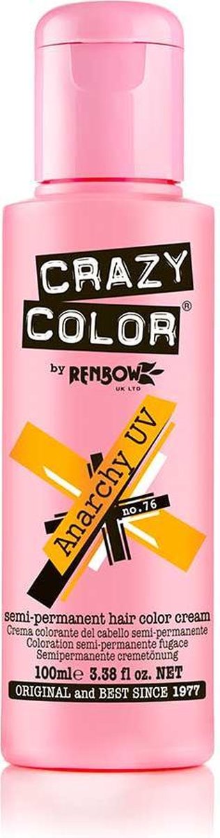 Crazy Color - Anarchy UV Semi permanente haarverf - Oranje