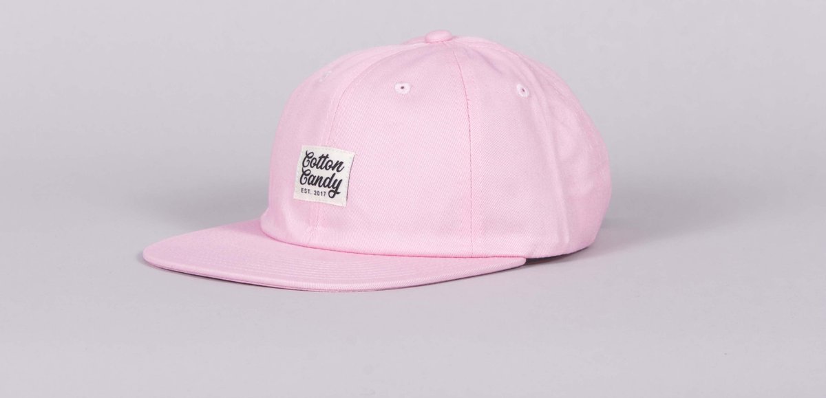 Cotton Candy - 6-panel Cap Baby Pink