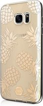 Itskins Samsung Galaxy S7 Edge Krom Gel Pineapple Gold