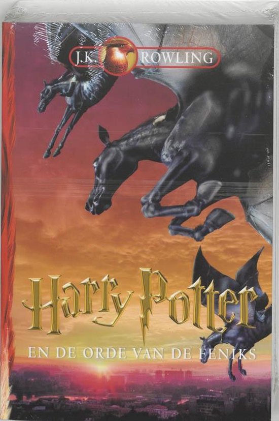 Cover van het boek 'Harry Potter en de orde van de Feniks' van J.K. Rowling