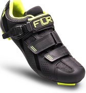 FLR  F-15 Race schoen - fietsschoen heren - maat 36 - Zwart / Neon Geel