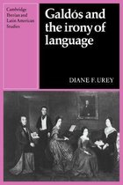 Cambridge Iberian and Latin American Studies- Galdós and the Irony of Language