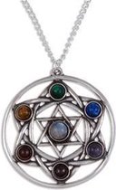 Chakra hanger 'ster' met ketting